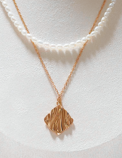 Sunlight Waves Layered Necklace