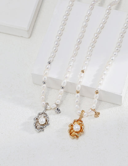 Golden Shell Whisper Necklace