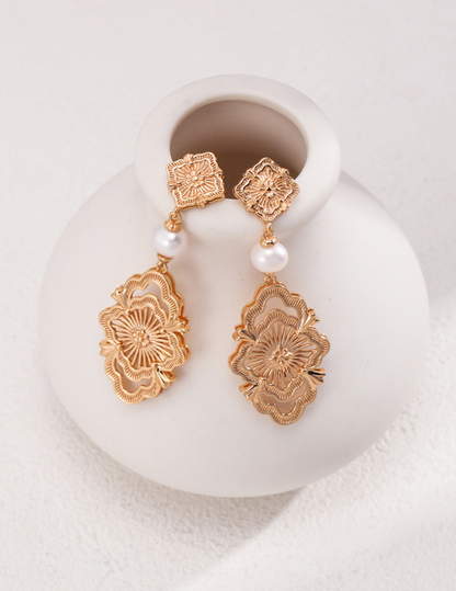 Sunlight Veil Earrings