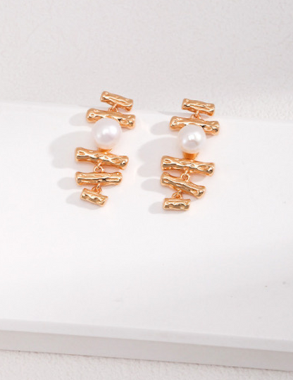 Golden Vine Earrings