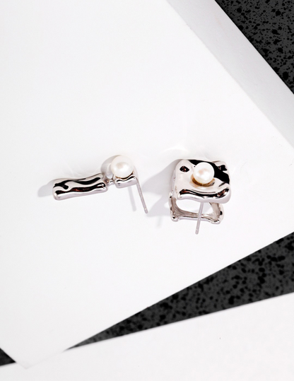Argent Chic Asymmetrische Ohrringe