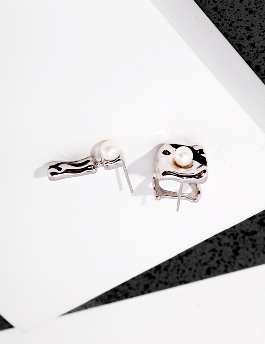 Argent Chic Asymmetrische Ohrringe