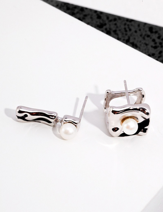 Argent Chic Asymmetrische Ohrringe